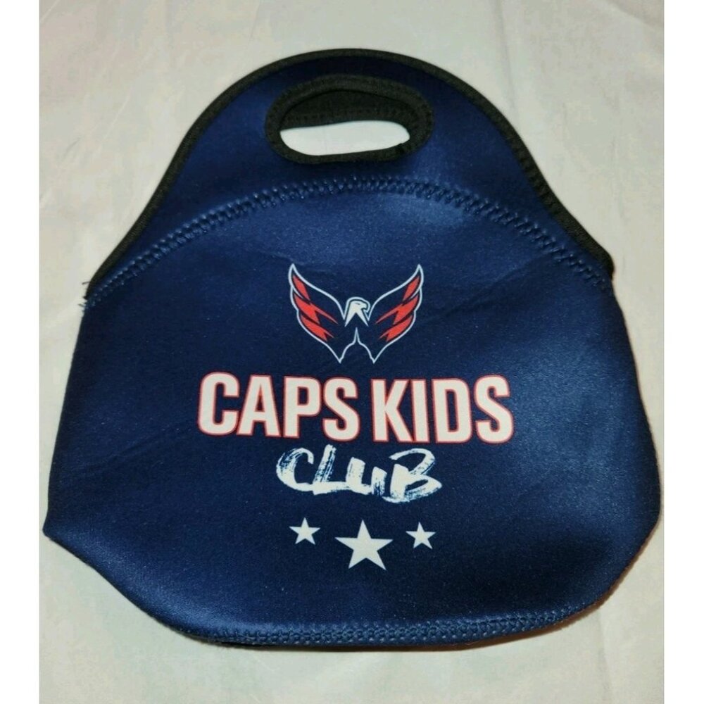 NHL Washington Capitals  Caps Kids Club Sandwich/Drink bag W/bonus club items